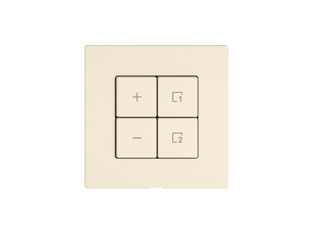 Bedienaufsatz zu Dimmer EDIZIO.liv Wiser SNAPFIX® 1K Szene 4T cr