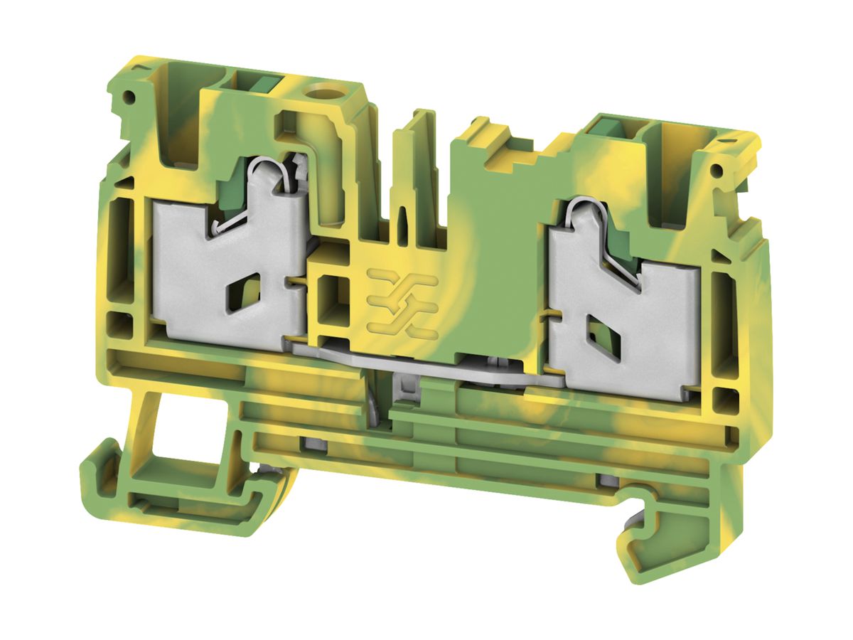 Schutzleiter-Reihenklemme 0.75…4mm² TH35/G32 grün/gelb