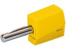 Bananenstecker 4mm WAGO gelb