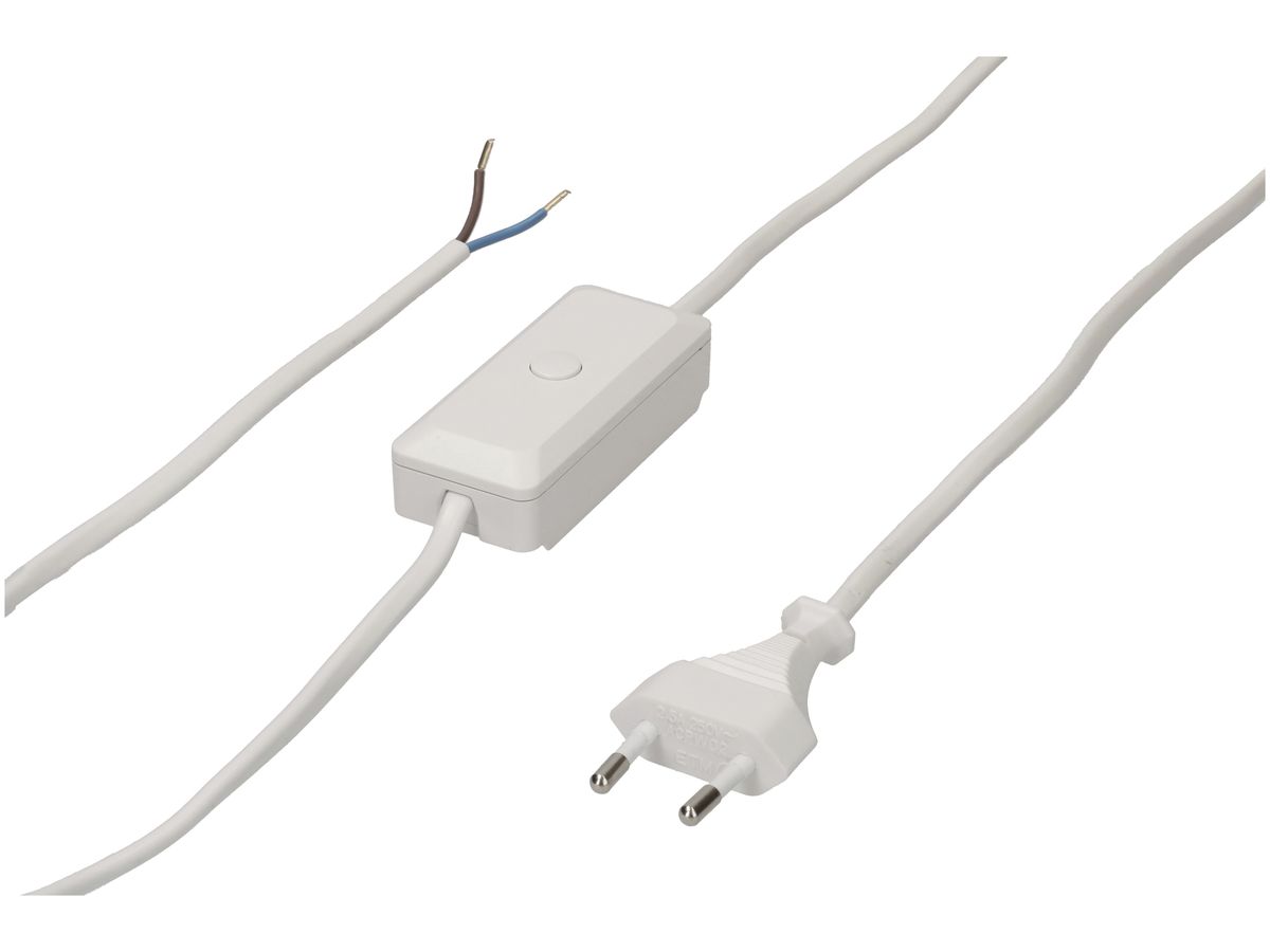 Schnurdimmer MH 2m 1×T26 2.5A weiss
