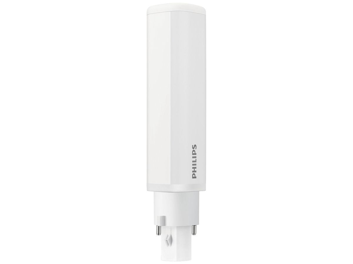 LED-Lampe Philips CorePro G24d-2 6.9W 700lm 3000K Ø34×148mm mattiert 120°
