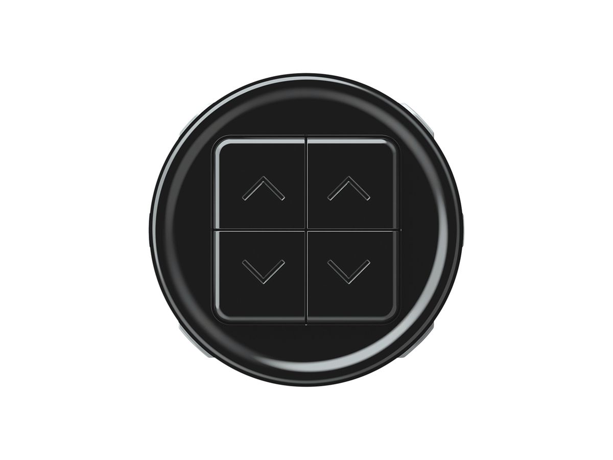 Storenschalter origin 2P 4×Tasten Ø60mm schwarz