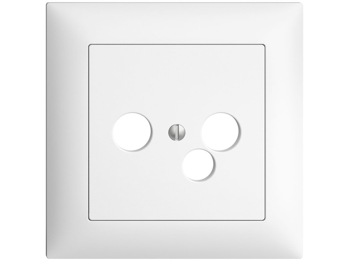 UP-Frontset EDIZIOdue weiss 88×88mm