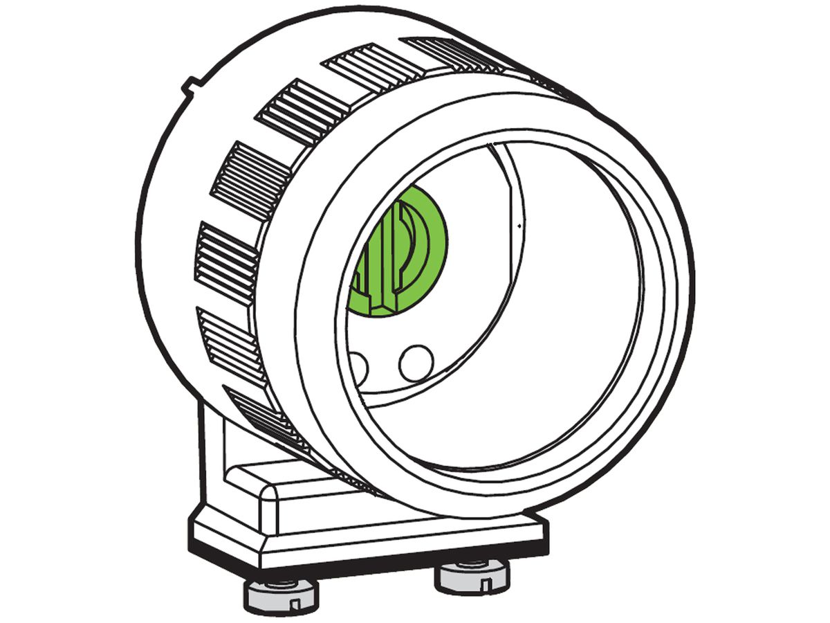 Fassungssockel G13 14…65W mit Silikondichtung