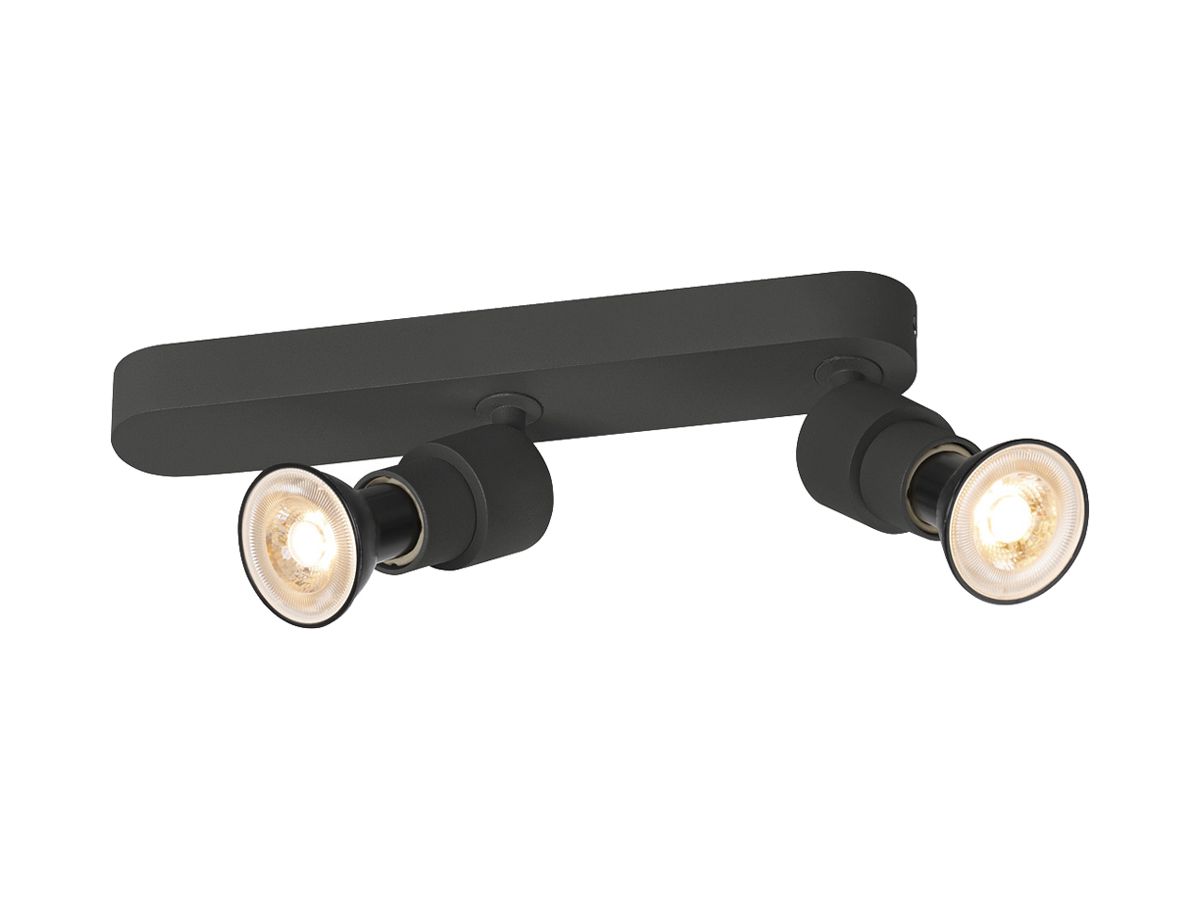 Spot SLV PURI 2.0 Basic CW GU10 2×6W DIM 258×42×96mm schwarz