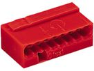 Verbindungsklemme WAGO MICRO für Draht 8×0.6…0.8mm rot