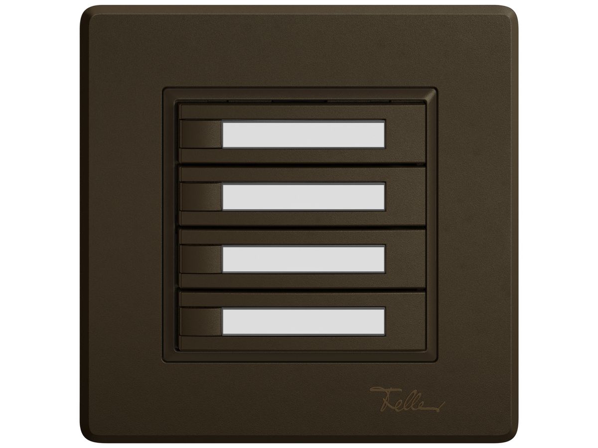 UP-Universaltaster EDIZIO.liv UNI SNAPFIX® o.LED 4× 1-Tbed.Pap.br