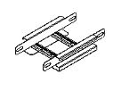 Segment Weitspann-Kabelrinne Lanz 200/110mm verzinkt