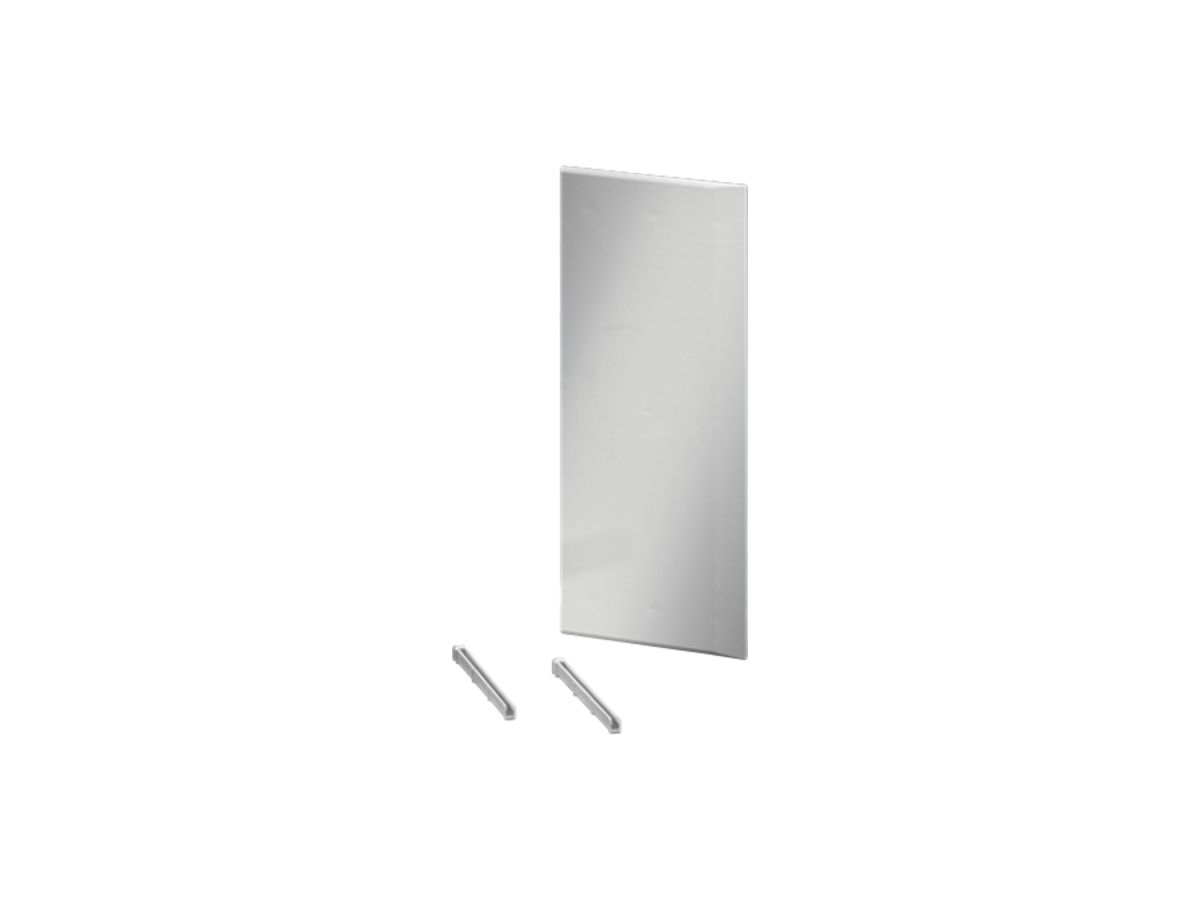 Verschlussplatte grau 270mm für Apparategehäuse Enystar