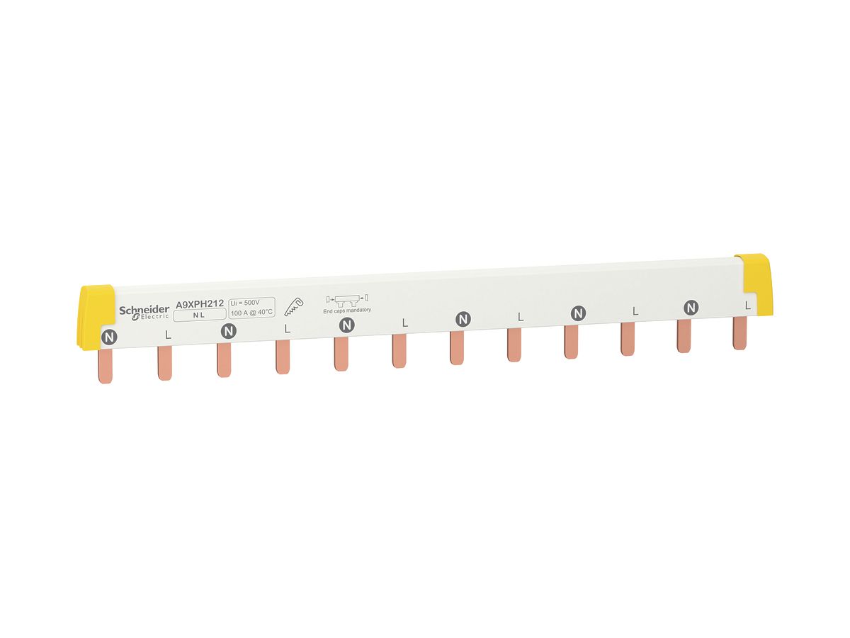 Kammschiene Schneider Electric iC60 2L 12 TE 18mm