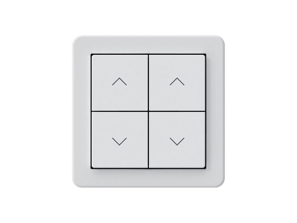 KNX-Storentaster Hager BA basico A 4-fach 58×58mm weiss