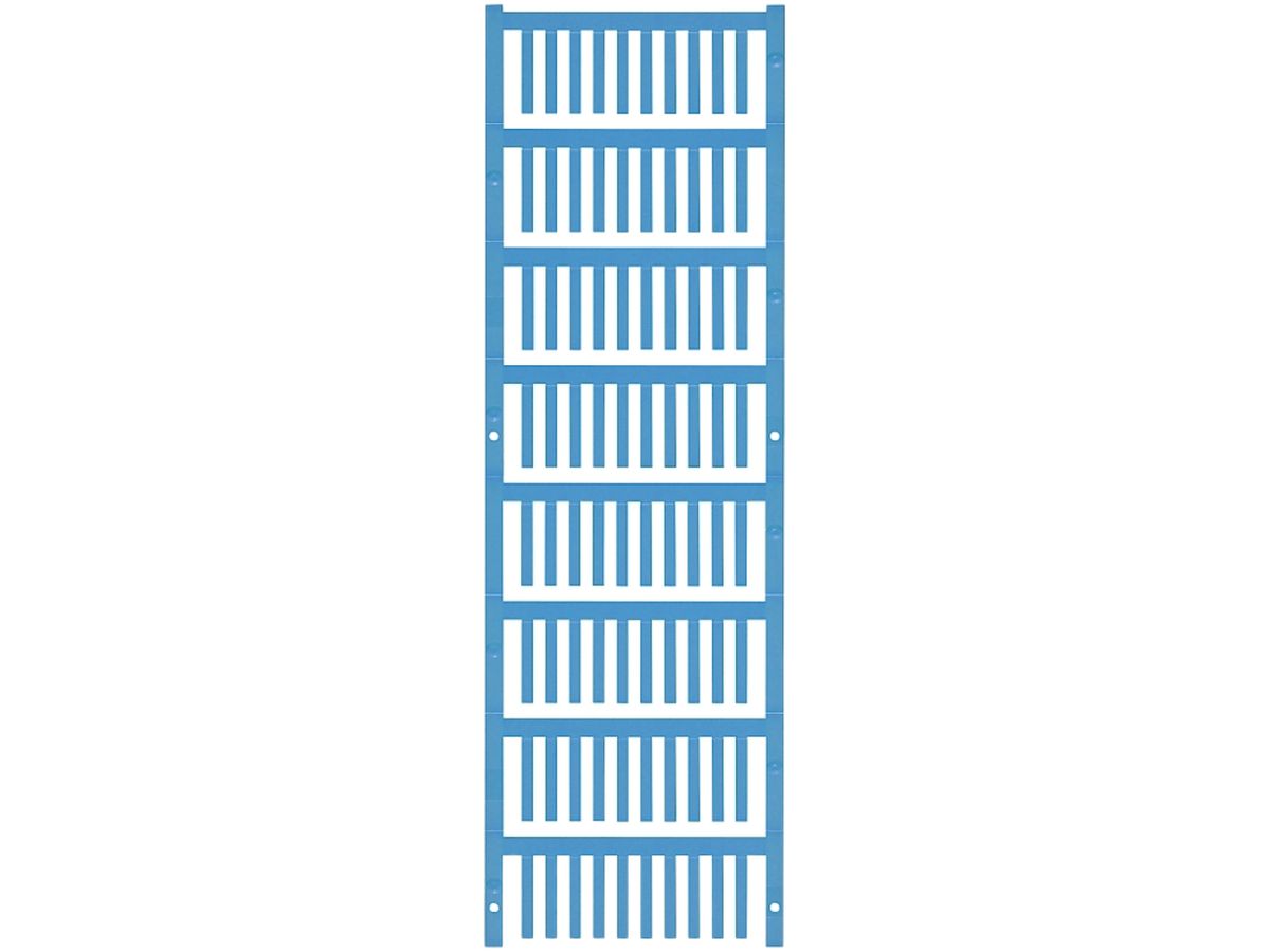 Leitermarkierer Weidmüller MultiCard SF für Ø1.7…2.1mm 21×3.2mm PA66 blau