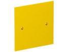 Abdeckplatte Bettermann blind, 95×95mm, PA, gelb