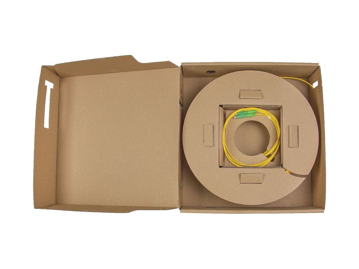 FTTH-Kabel-Box EASYNET, ohne FTTH-Dose, G657.A2, 4 Fasern, 60m