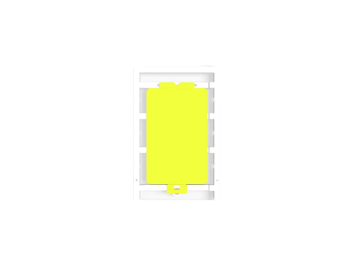 Gerätemarkierer Weidmüller MultiCard CC selbstklebend 85×54mm PA66 gelb