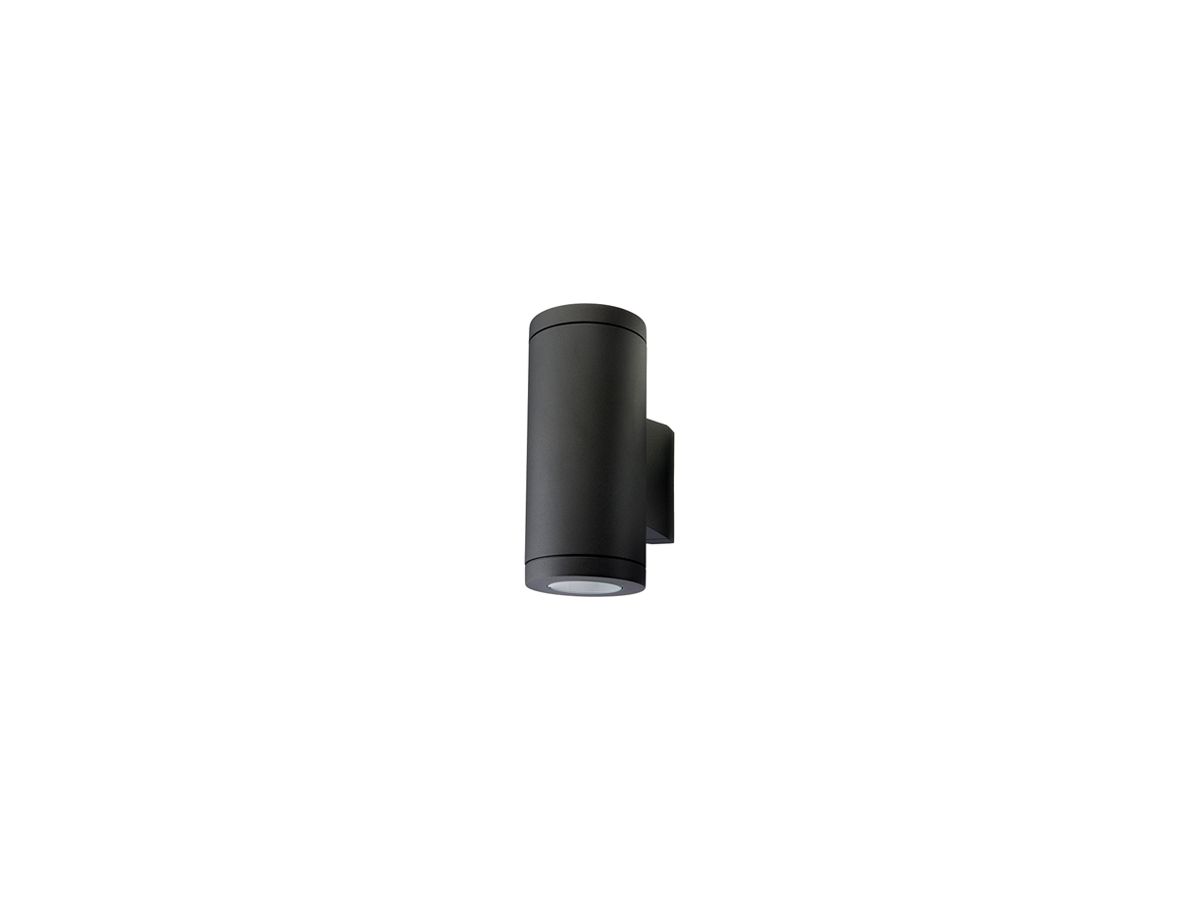 Wandleuchte SG Metro GU10 2×35W IP65 DIM Ø90×120mm schwarz