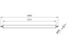 LED-Feuchtraumleuchte Philips WT210C 39W 5000lm 4000K IP69K weiss