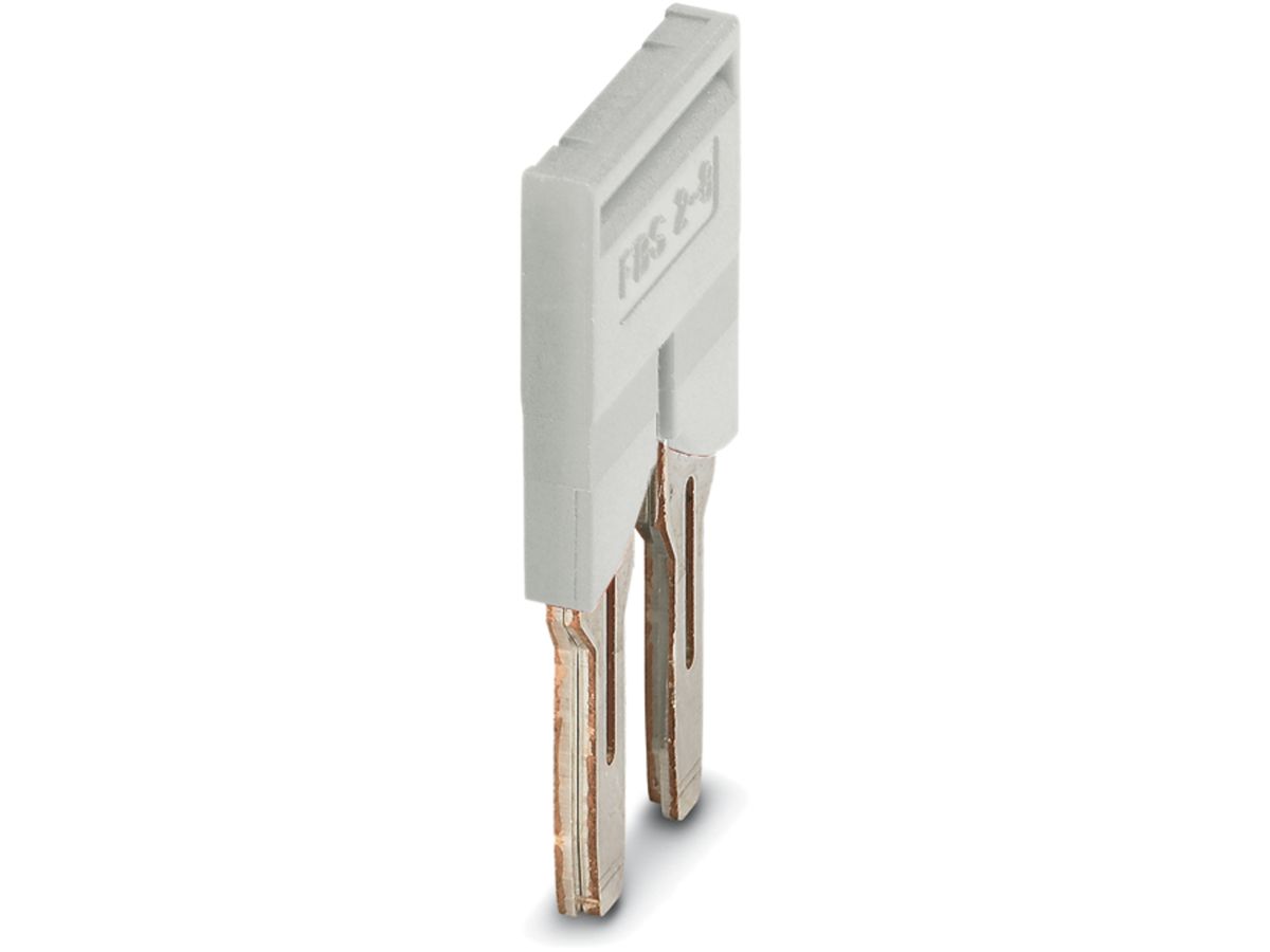 Steckbrücke Phoenix Contact 2L grau FBS 2-8 GY