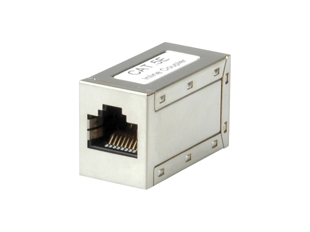 Kupplungsmodul ROLINE RJ45/RJ45 Kat.5e 36×22×12m silber
