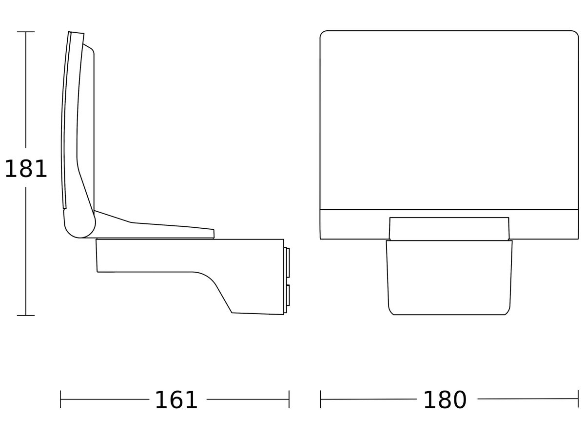 LED-Wandleuchte Steinel XLED home 2 Slave 13W 1443lm 3000K IP44 weiss