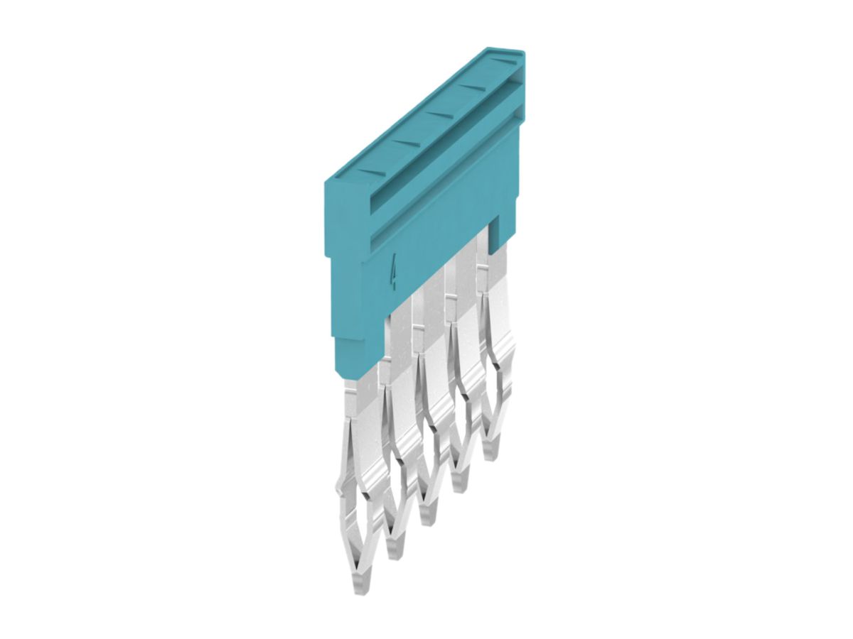 Querverbinder Weidmüller ZQV 4N/5 gesteckt 5L 6.1mm isoliert 32A blau