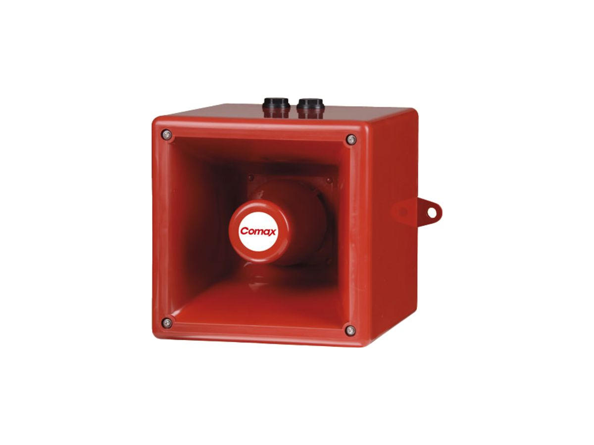 Schallgeber elektronisch A121 45 Alarmtöne 121dB rot IP66