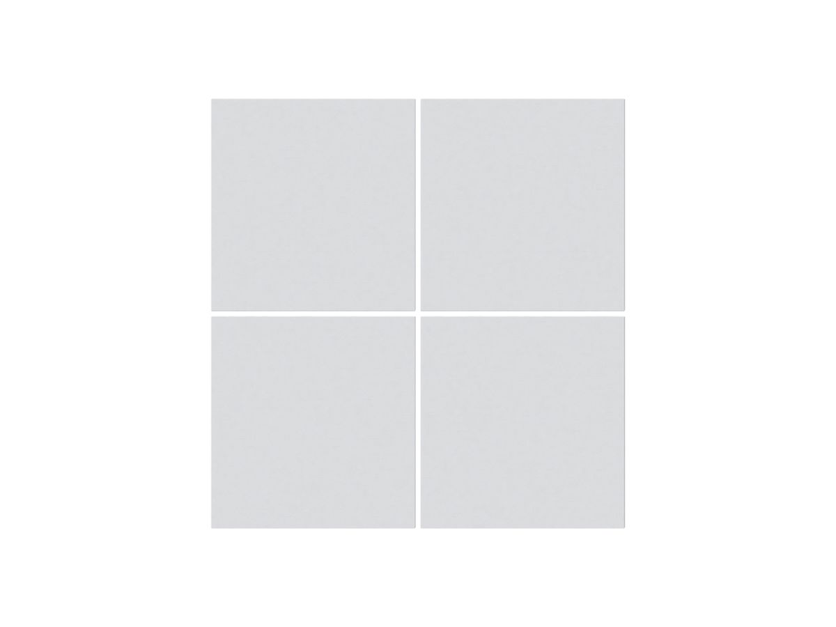 Frontset KAL 4×Tasten 4×Betätigungspunkte weiss