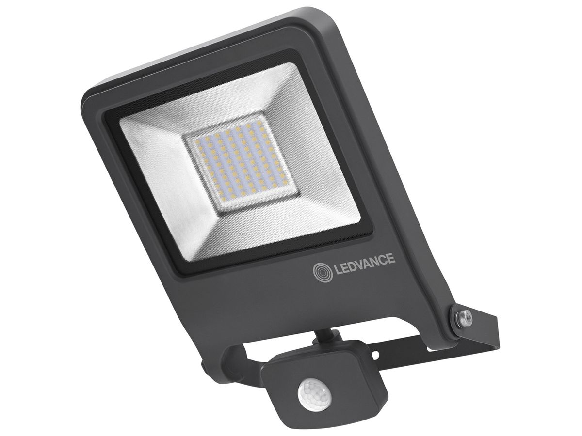 LED-Strahler LDV ENDURA FLOOD SENSOR 50W 4500lm 3000K anthrazit IP44