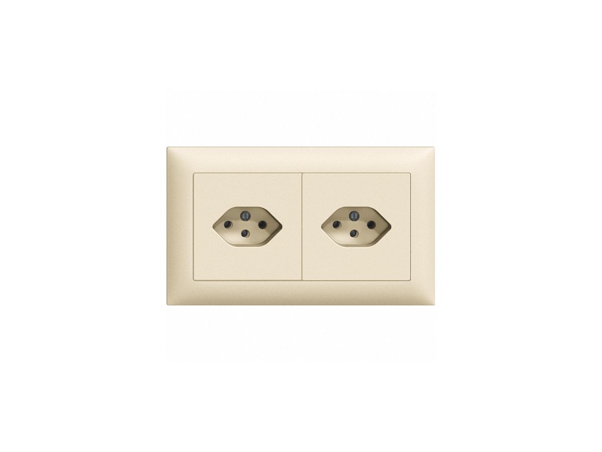 UP-Kombination I-I EDIZIOdue 2×T13 horizontal crema