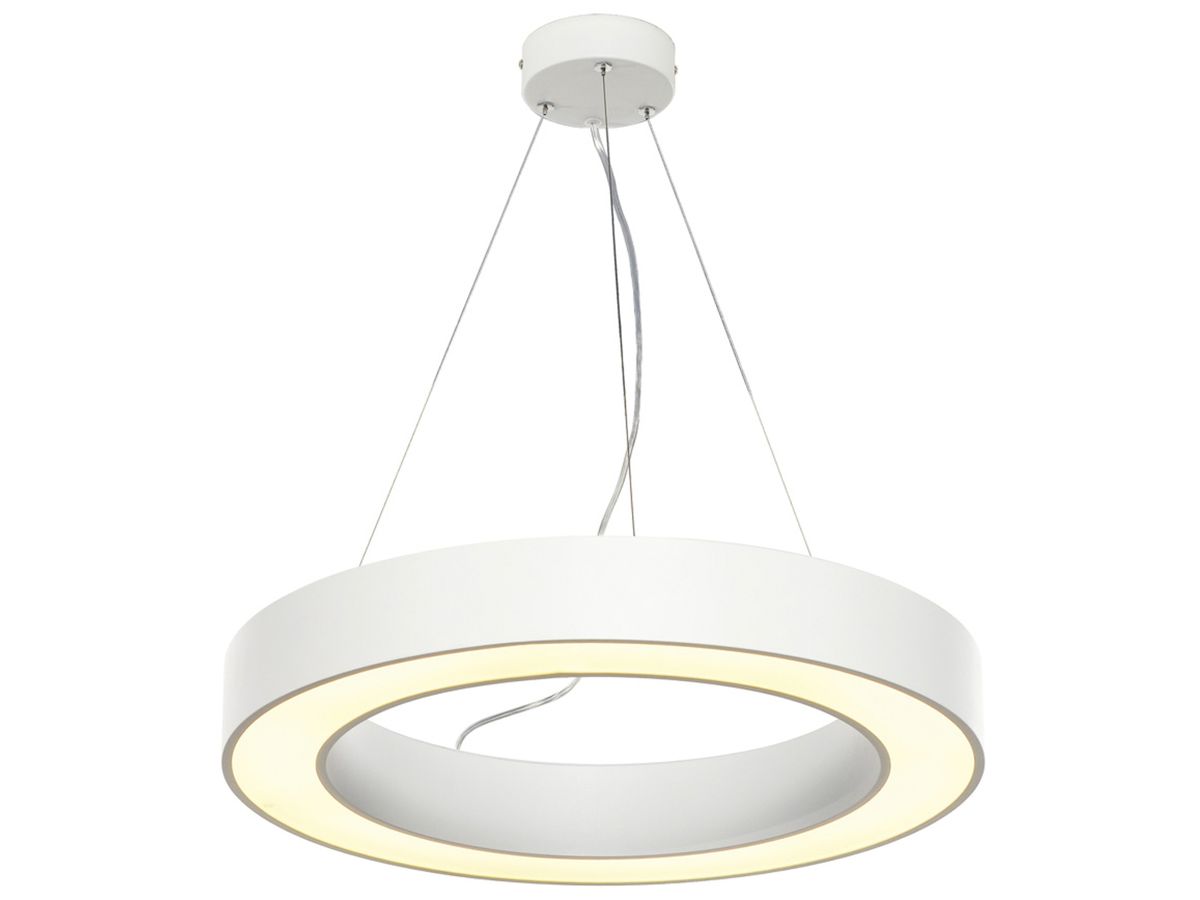 LED-Pendelleuchte SLV MEDO RING 60 33W 2200lm 3000K IP20 weiss