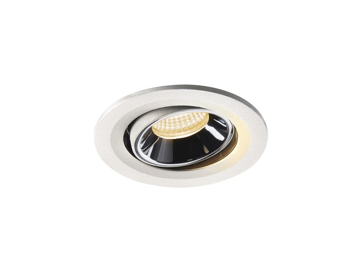 EB-LED-Downlight SLV NUMINOS MOVE S, 8.6W 250mA 690lm 2700K 20° ws/chr