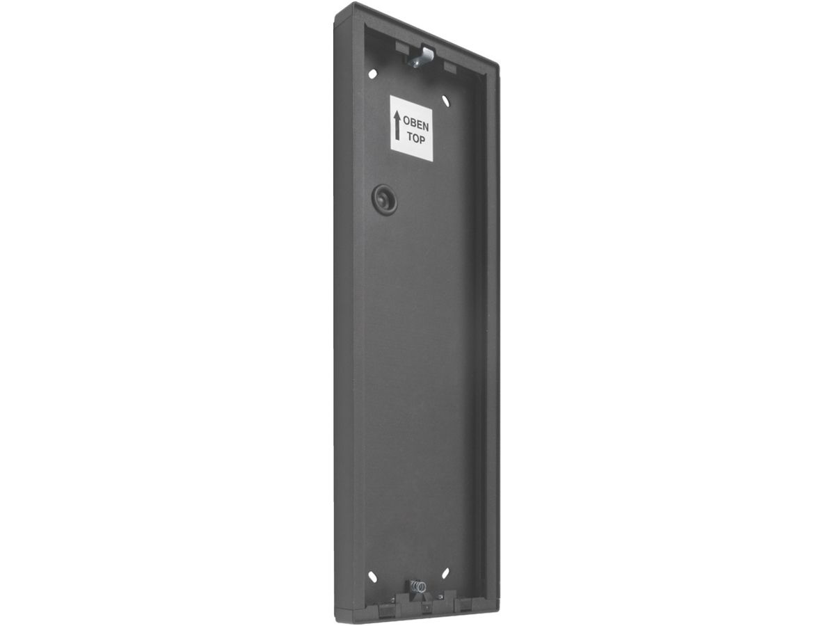 AP-Gehäuse für Türsprechanlage Hager elcom.one 398×92×28.5mm Aluminium schwarz