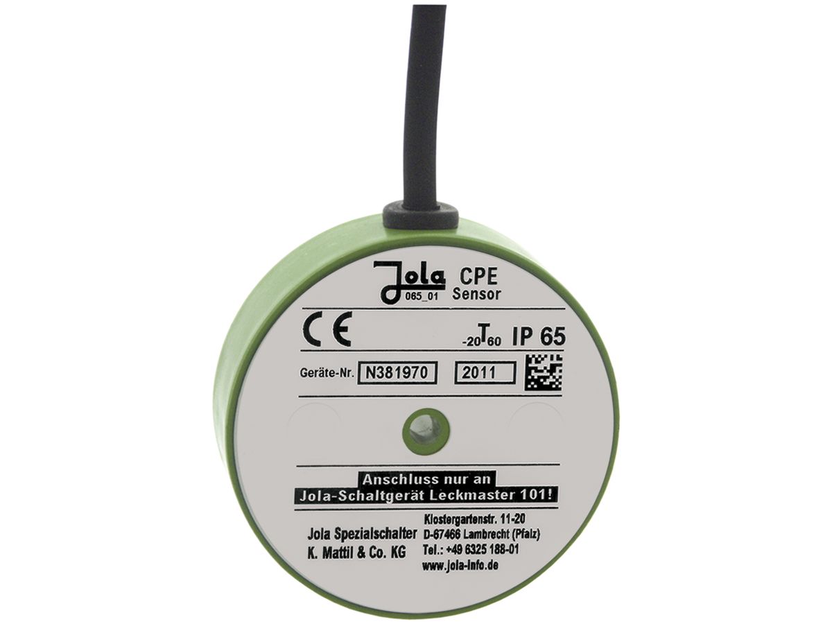 Kapazitive Plattenelektrode EHS-Jola 2Adern 5m