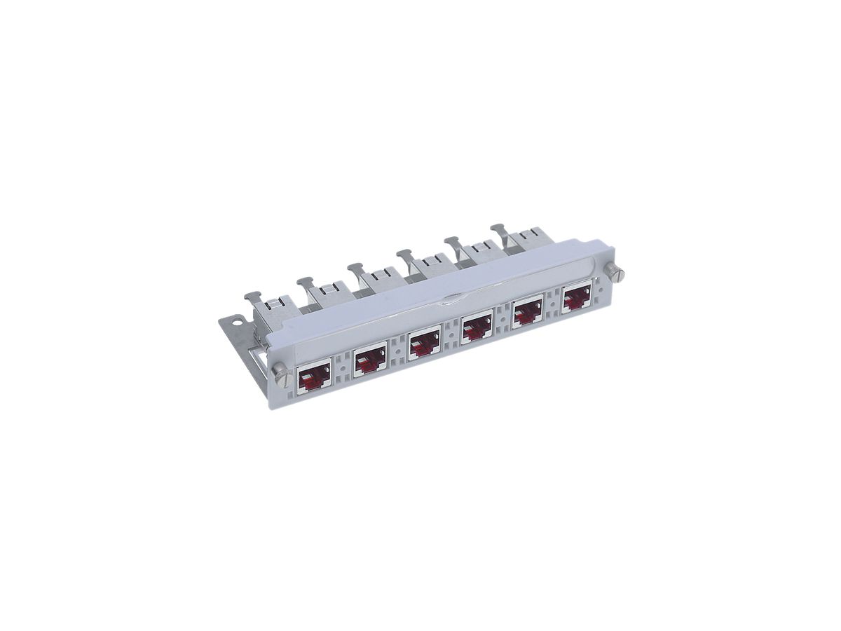 Universaleinheit Kat.6A 6RJ45/S