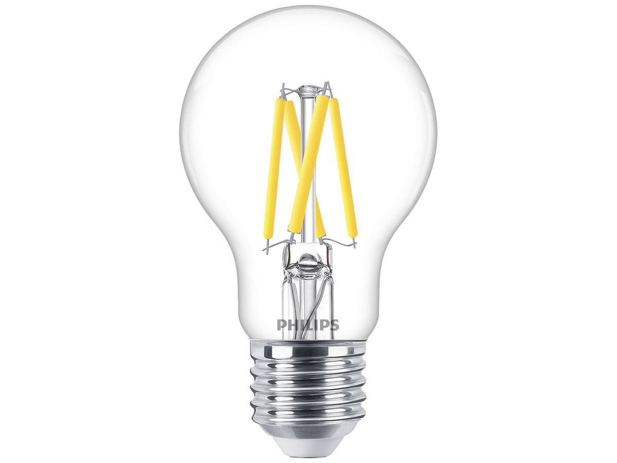 LED-Lampe Philips Master E27 3.4W 470lm 922…927 DIM Typ A klar Ø60×108mm
