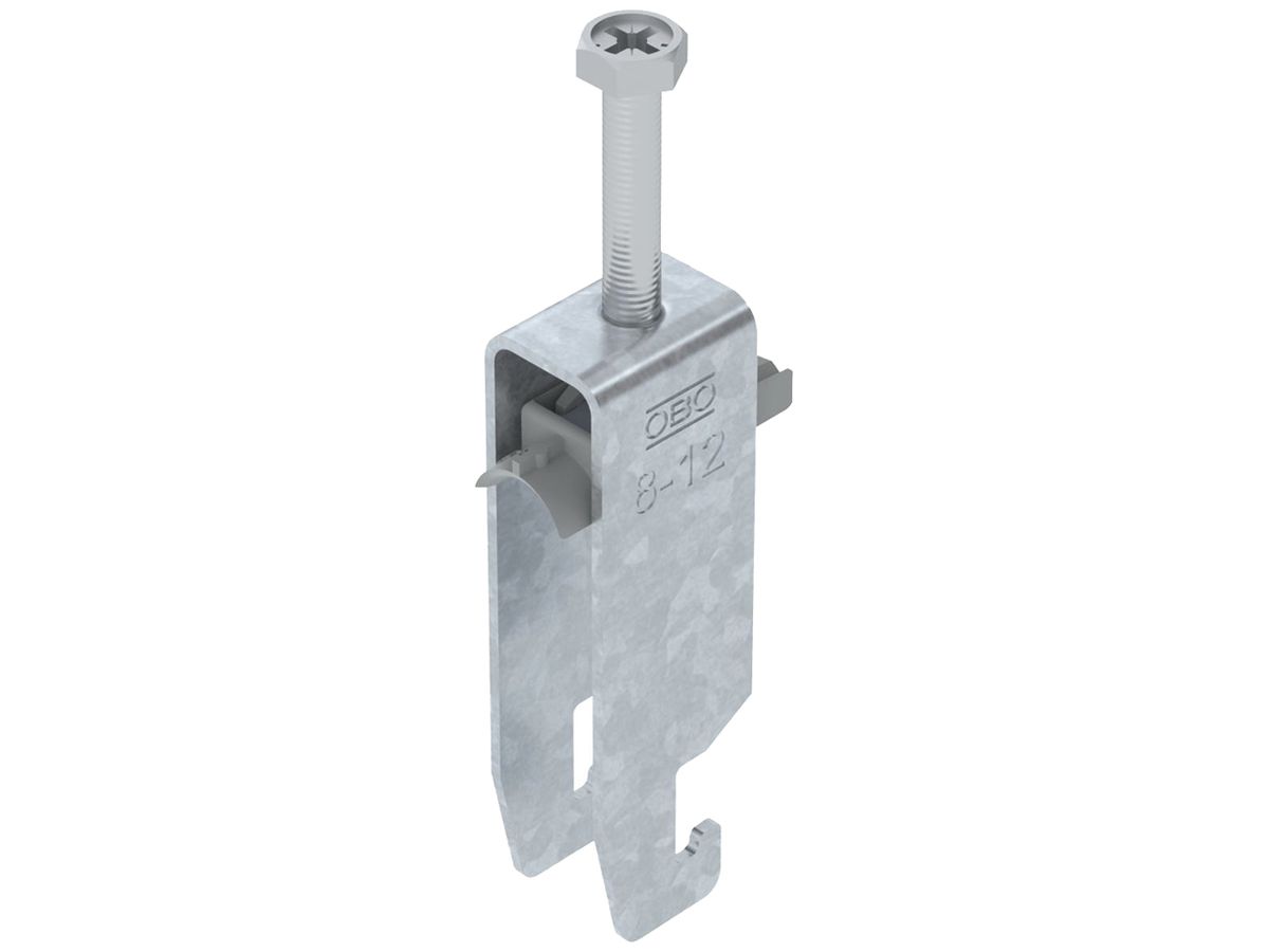 Schnellverleger BET 2056 U-Fuss Kunststoff 8…12mm 3×Kabel Stahl tfZn
