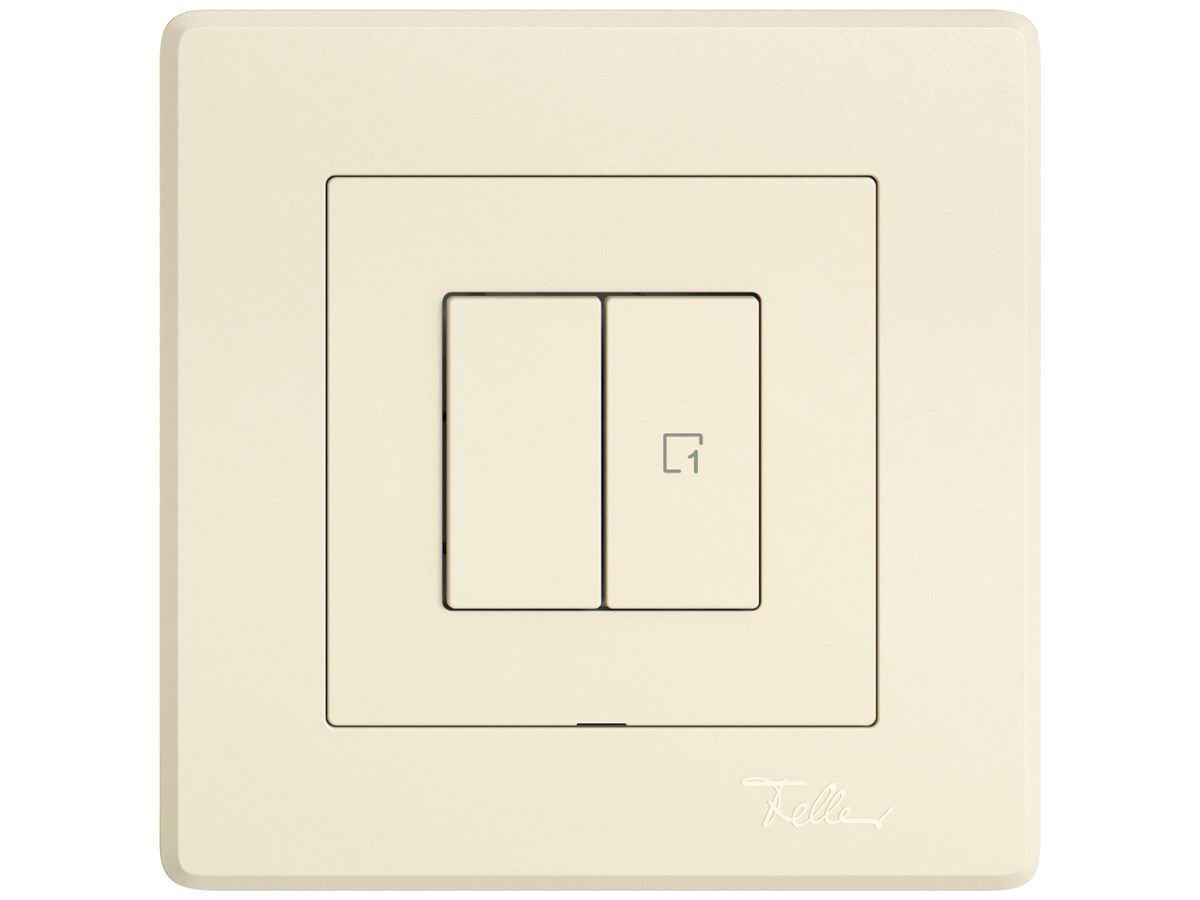 UP-Nebenstelle Schalter EDIZIO.liv Wiser SNAPFIX® 1 Szene 2 Tasten WLAN cr