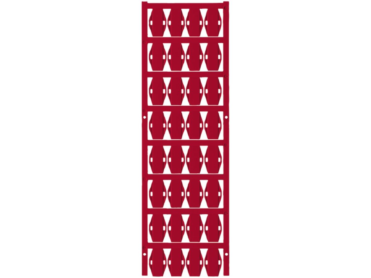 Kabelmarkierer Weidmüller MultiCard VT SFX für Ø7…40mm 23×10mm PA66 rot