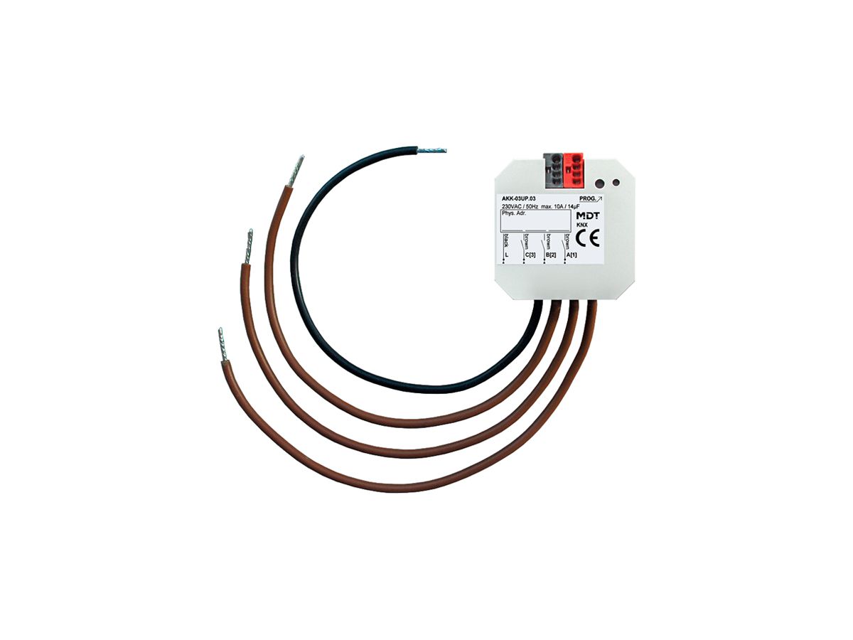 EB-Schaltaktor KNX MDT AKK-03UP.03 3-Kan 10A 230V