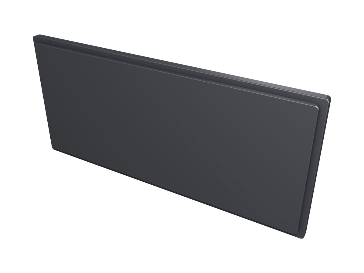 Blende R&M U-Box 210 blind, schwarz