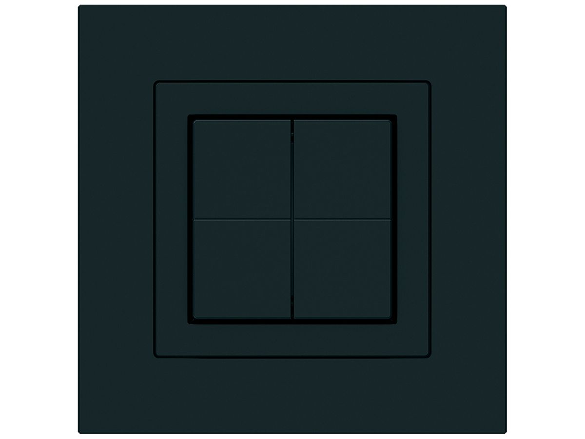 Funktaster Friends of Hue KPR, 4×, 94×94mm, klebend, schwarz