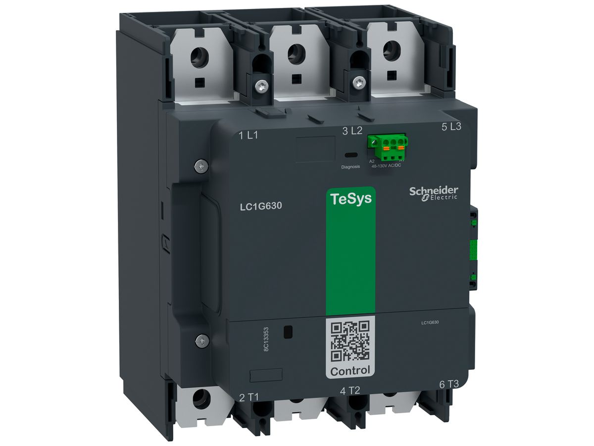 Leistungsschütz TeSys 100…250VAC/DC 3NO 1050A 630A 335kW 540A 315kW 1000V