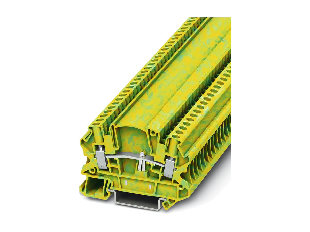 Durchgangsreihenklemme 0.14…6mm² grün-gelb, UTMED 4-PE