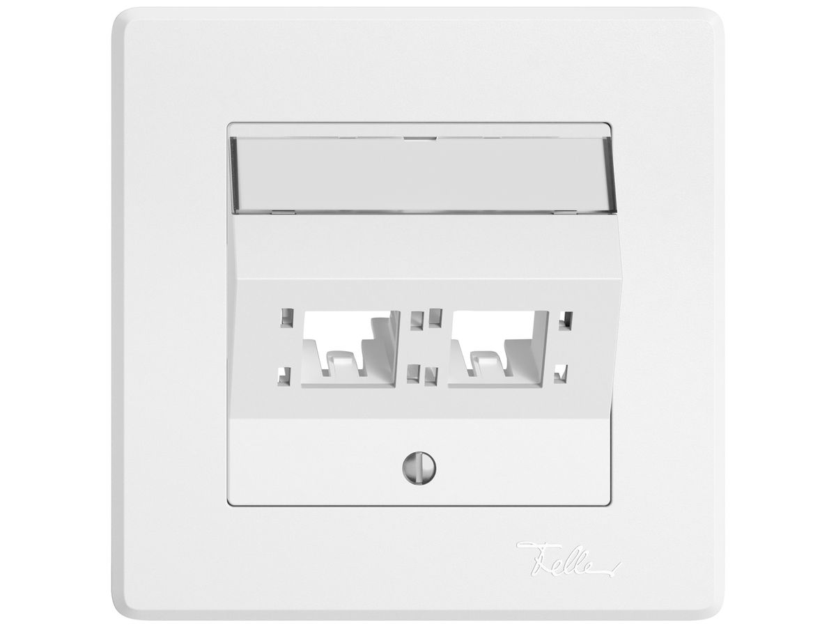 UP-Montageset EDIZIO.liv SNAPFIX® für freenet Kat.6A Adapter 2× ws