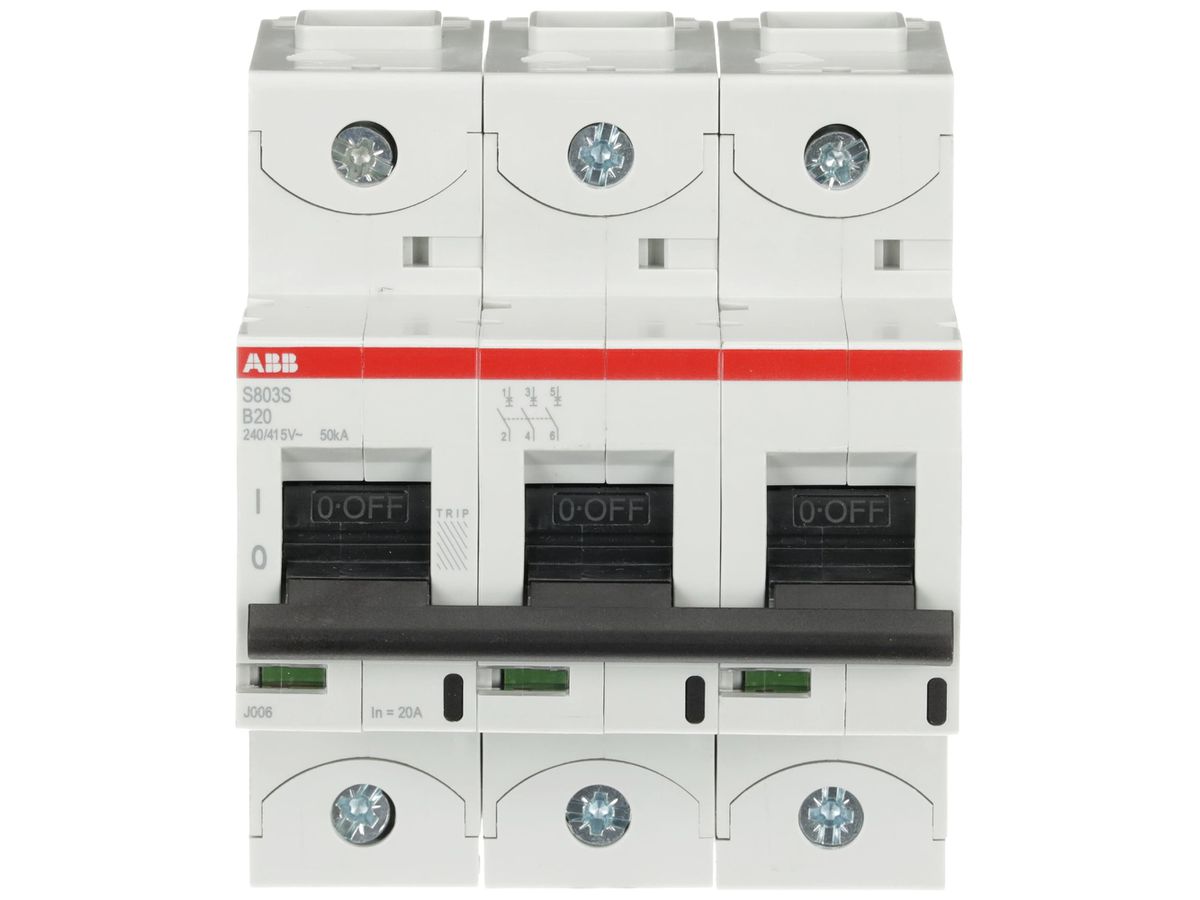 Leitungsschutzschalter ABB S803S-B 20A 50kA
