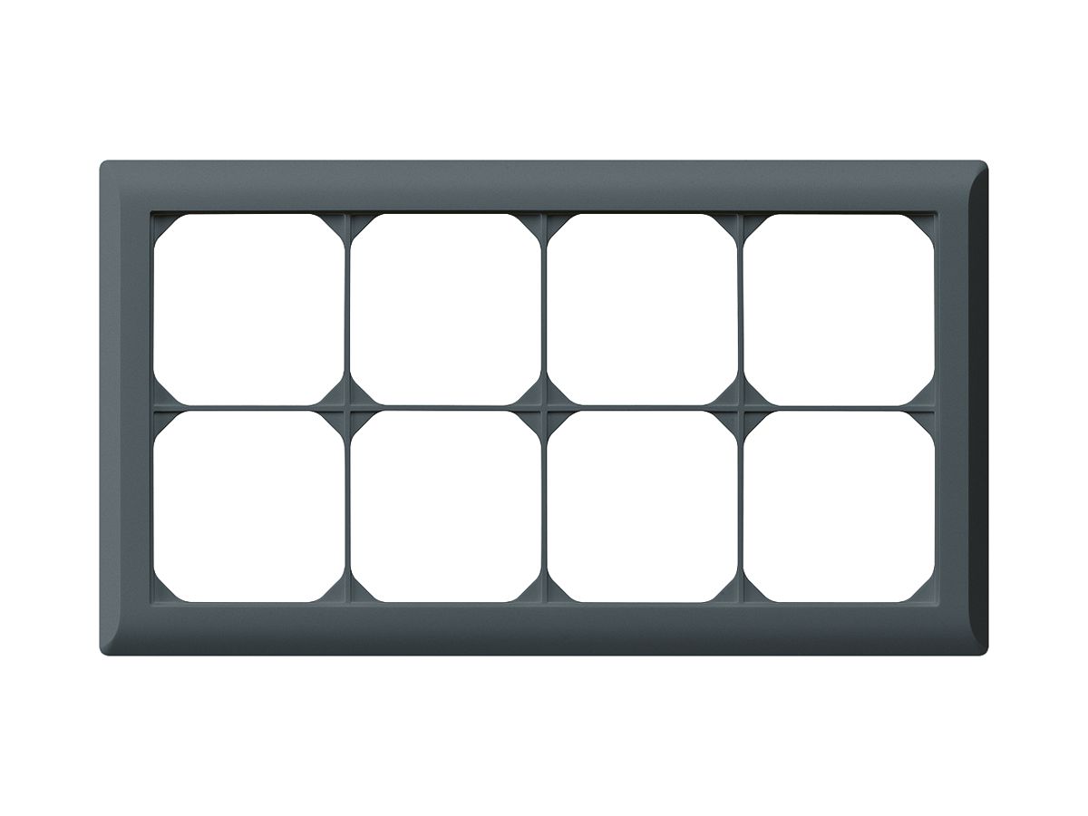 UP-Abdeckrahmen kallysto.line 2×4 anthrazit horizontal 152×272mm