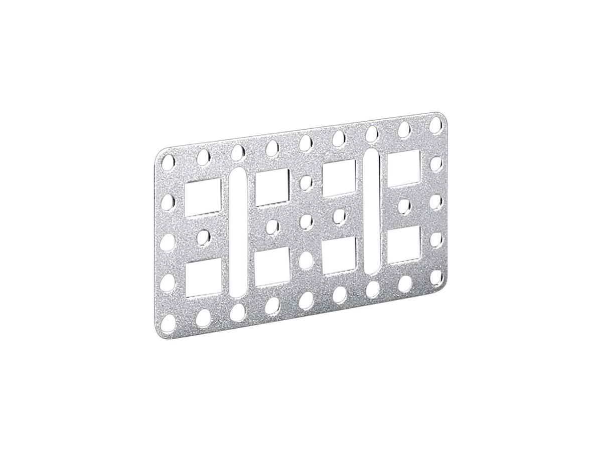 Montageplatte Rittal TS 4532.000 60×110mm für AX 25mm-Raster Stahl 4Stk
