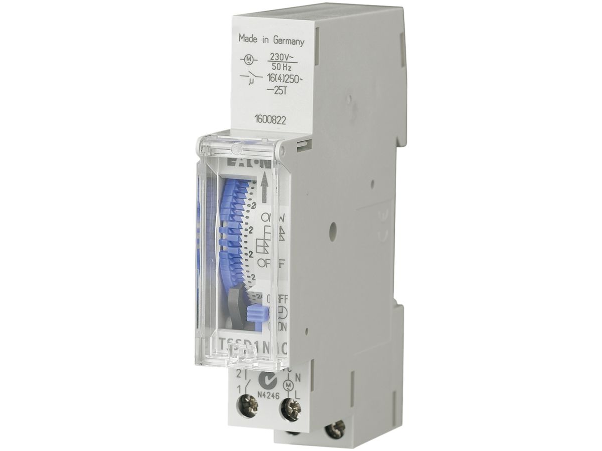 REG-Schaltuhr analog ETN 1S Tag synchron, TSSD1NO