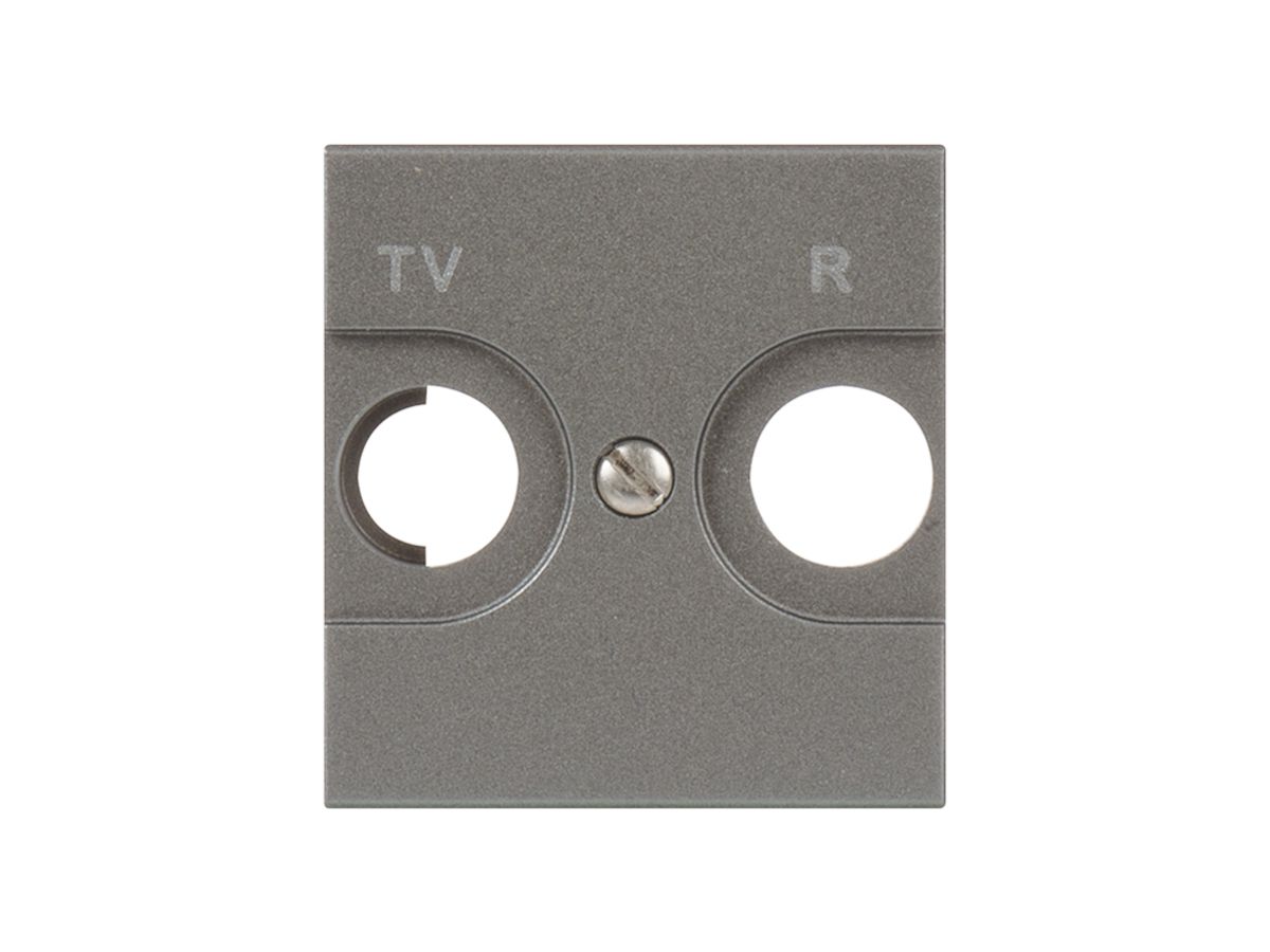 Frontplatte MOS TV/FM magnesium 2 Module