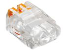 Verbindungsklemme Bettermann 2P 0.2…2.5mm² mit Betätigungshebeln transparent